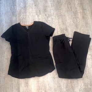SCRUBSTAR Black Scrub set Size S